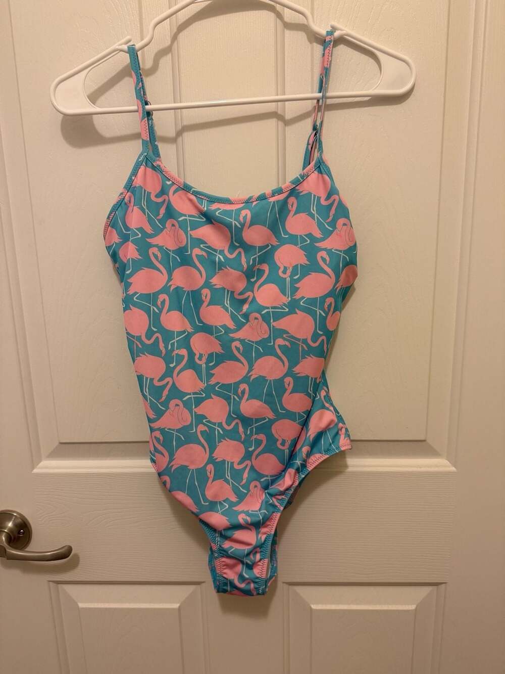Chubbies Women's One-Piece Swimsuit in Pink Flamingo Print